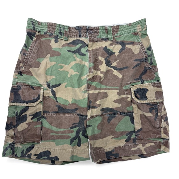 Polo Ralph Lauren Other - Polo‎ Ralph Lauren Mens 42 Camouflage Cargo Shorts Classic Fit Cotton Military